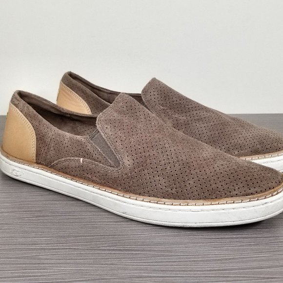 UGG Adley Slip-On Sneaker, Taupe Suede, Womens Size 9 M / 40 - Picture 1 of 10